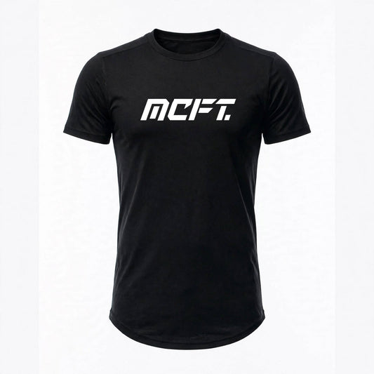 Cyrus Kingsford | Black Slim Fit Cotton T-Shirt For Men