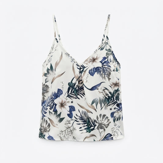 Scarlett Doyle | Satin Floral Cami Top For Women