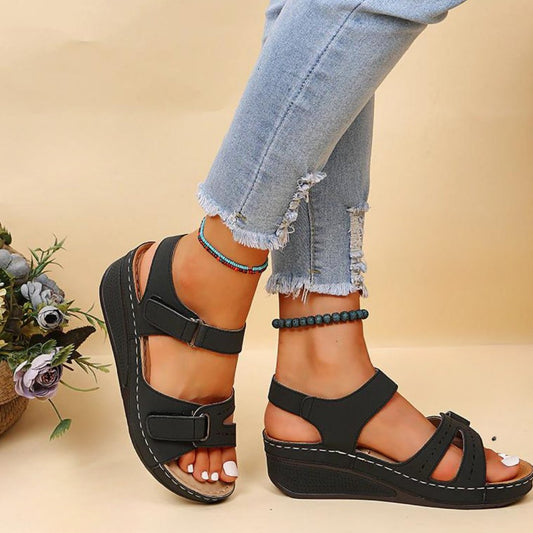 Freya Sutton | Adjustable Wedge Sandals For Women