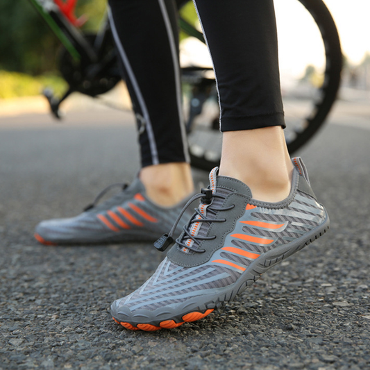 Cormac Danby | Grey Barefoot Trail Shoes For Him & Her / Unisex