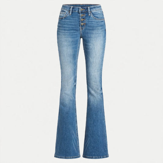 Lark Jessamy | Light Blue Flared Jeans For Women