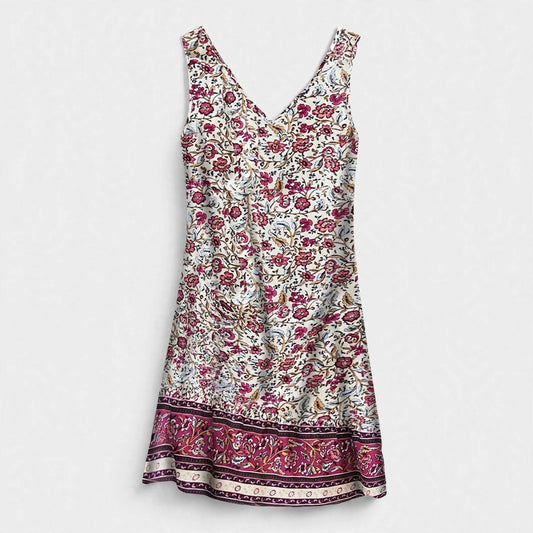 Marnie Jarvis | Floral Sleeveless Shift Mini Dress For Women