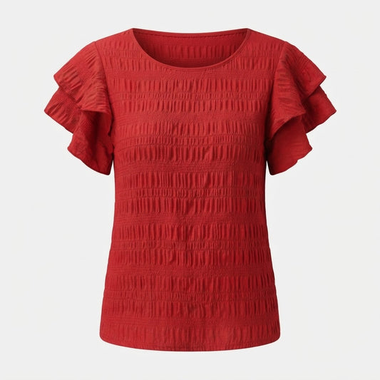 Aoife Lawson | Ruffle Sleeve Blouse For Women