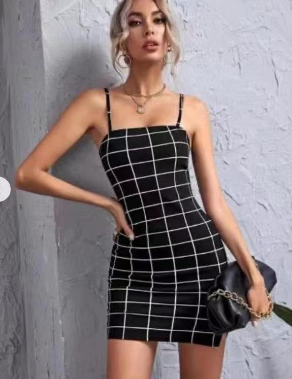 Lily Anderson | Plaid Bodycon Mini Dress For Women
