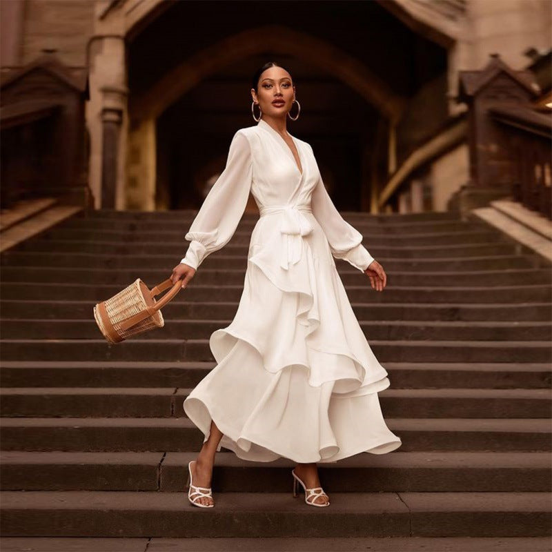 Olivia Murphy | Ruffle Maxi Dress For Women