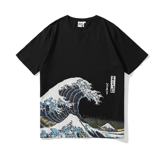 Lorcan Thurlow | Great Wave Print T-Shirt For Men