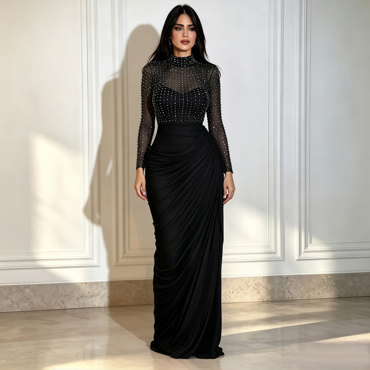 Mia Sinclair | Beaded Sheath Formal Dress For Women