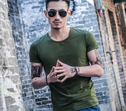 Oswin Draycott | Slim Fit Crew Neck T-Shirt For Men