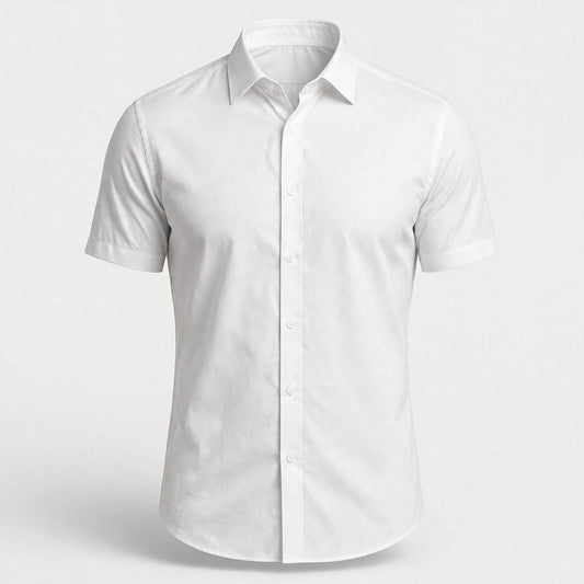 Harrison Evans | Slim Fit Short Sleeve Dress Shirt For Men