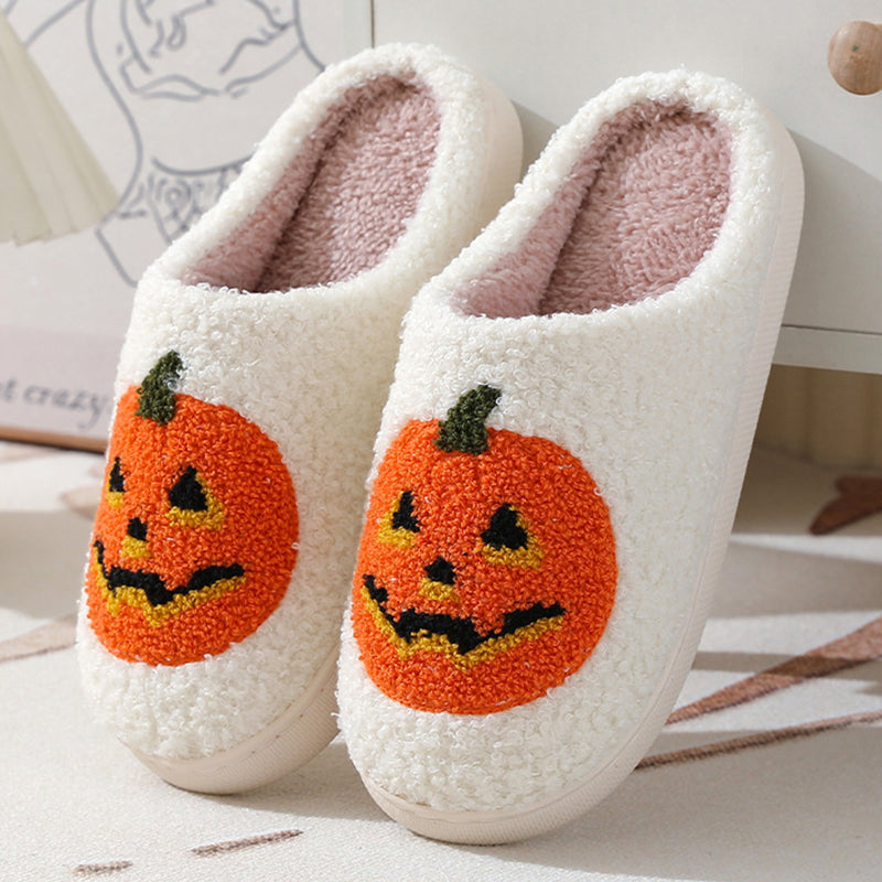 Rory Kavanagh | Pumpkin Print Slippers For Unisex