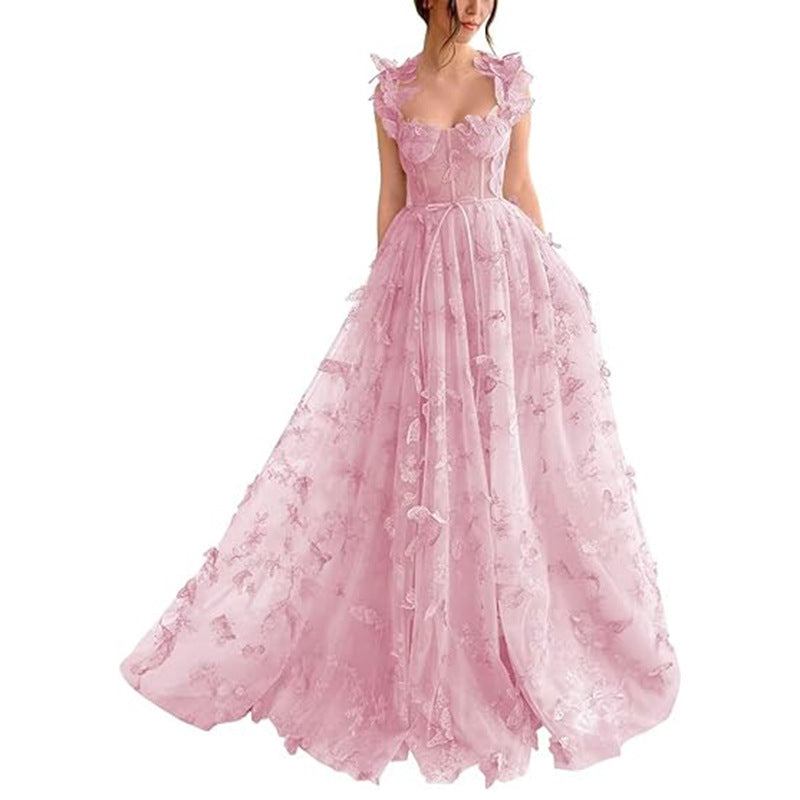 Brooke Cooper | Floral Applique Formal Dress For Women