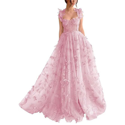 Brooke Cooper | Floral Applique Formal Dress For Women