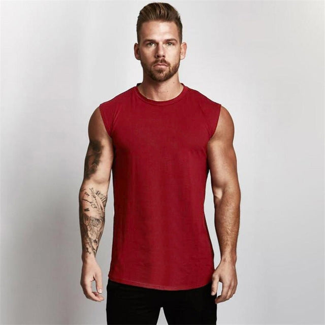 Kit Colquhoun | Cotton Sleeveless Gym Tank For Men
