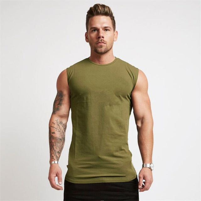 Kit Colquhoun | Cotton Sleeveless Gym Tank For Men