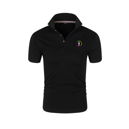Rufus Eversholt | Orange Zip Polo Shirt For Him & Her / Unisex