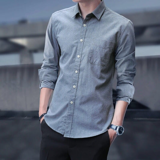 Alec Iveson | Slim Fit Long Sleeve Shirt For Men