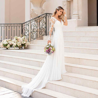 Elise Robertson | Lace Long Sleeve Formal Dress For Women