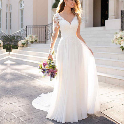 Elise Robertson | Lace Long Sleeve Formal Dress For Women