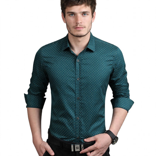 Ronan Yelverton | Dot Print Long Sleeve Shirt For Men