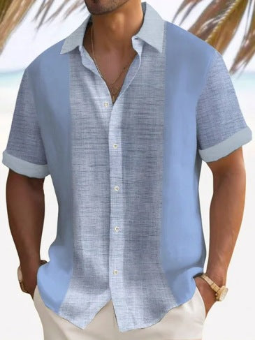 Kester Standish | Panel Beach Shirt For Men
