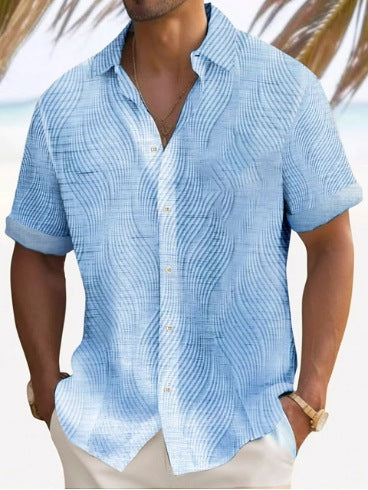 Kester Standish | Panel Beach Shirt For Men
