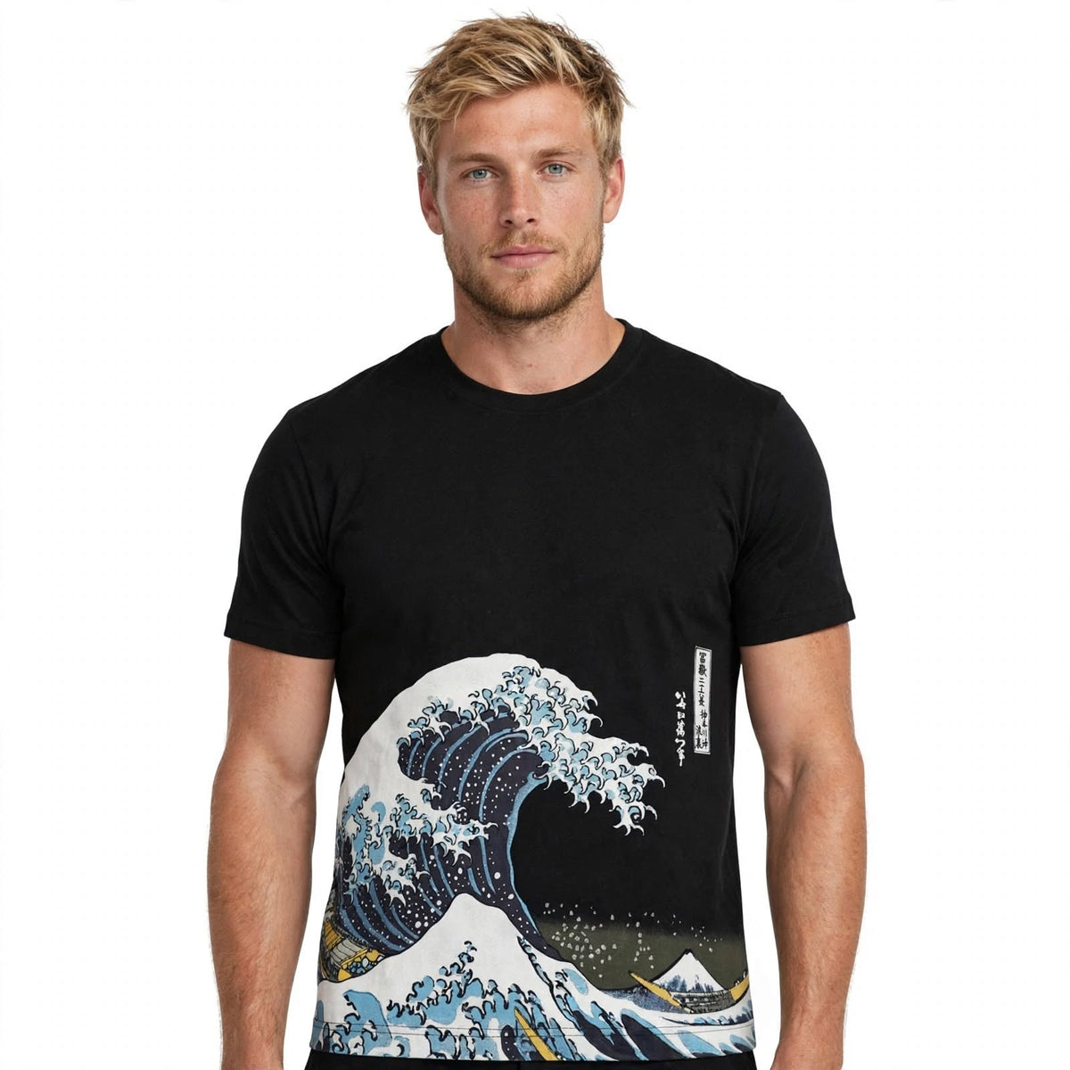 Lorcan Thurlow | Great Wave Print T-Shirt For Men