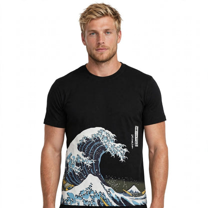 Lorcan Thurlow | Great Wave Print T-Shirt For Men
