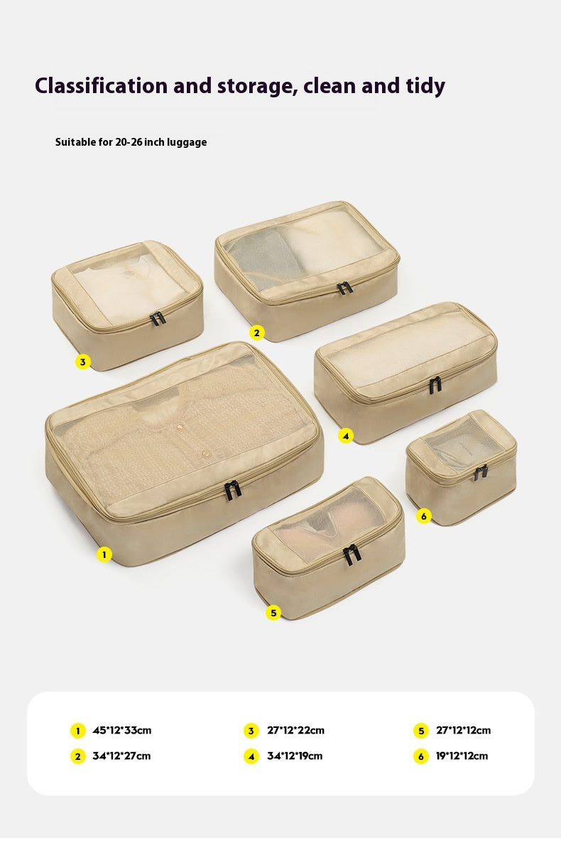 6-Piece Compression Packing Cubes Set