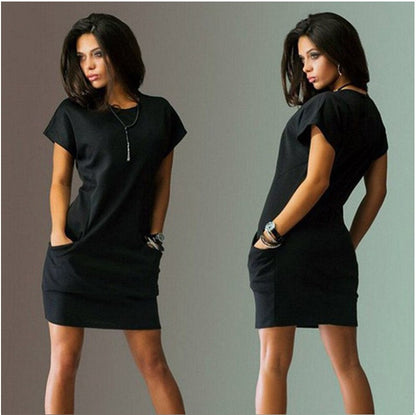 Isla Kennedy | Casual Short Sleeve Mini Dress For Women