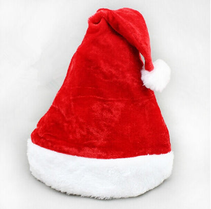 Frosty | Red Plush Christmas Santa Hat Unisex