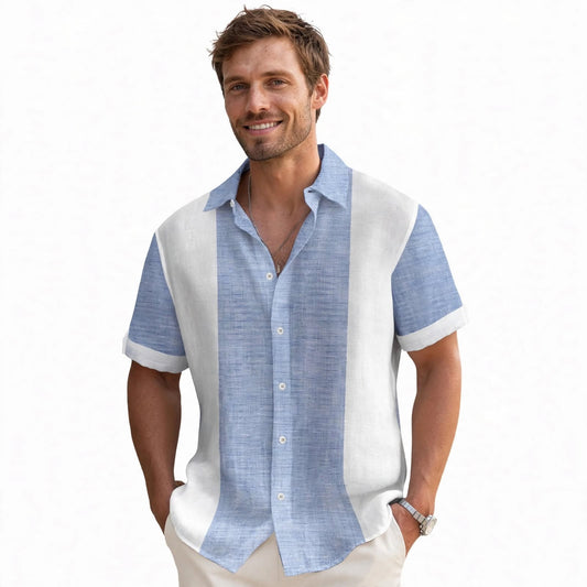 Kester Standish | Panel Beach Shirt For Men