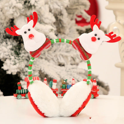 Holly Berry | Red Santa Face Christmas Earmuff Headband Unisex