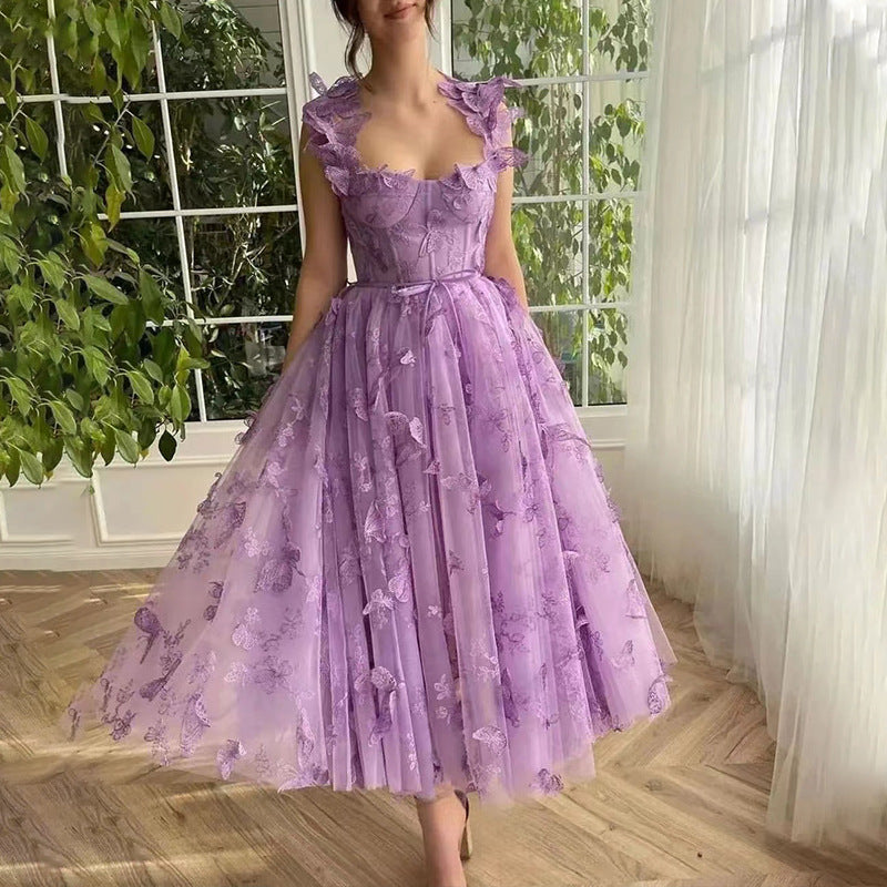 Brooke Cooper | Floral Applique Formal Dress For Women