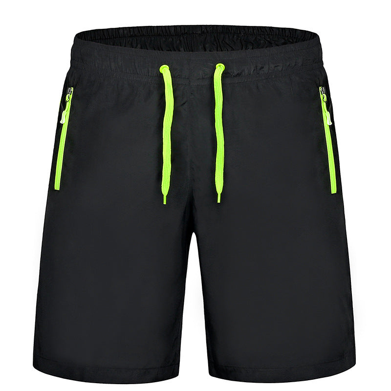 Abel Emery | Black Quick Dry Running Shorts For Men