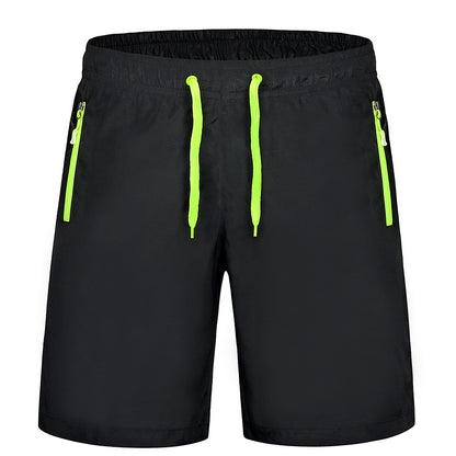 Abel Emery | Black Quick Dry Running Shorts For Men