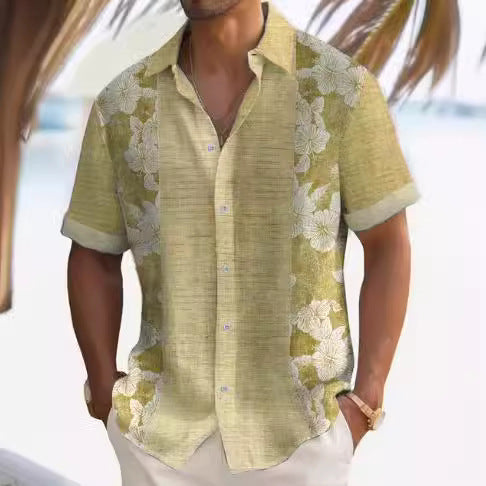 Kester Standish | Panel Beach Shirt For Men