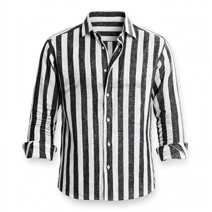 Tate Rowntree | Striped Long Sleeve Shirt For Men