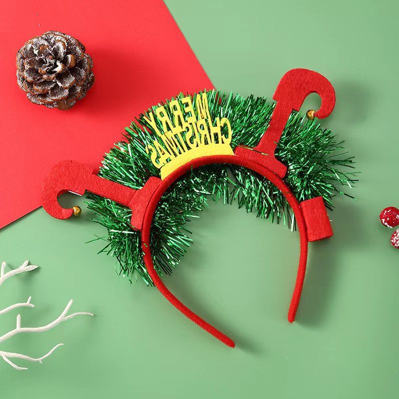 Antler Glow | Red Light-Up Reindeer Christmas Headband Unisex