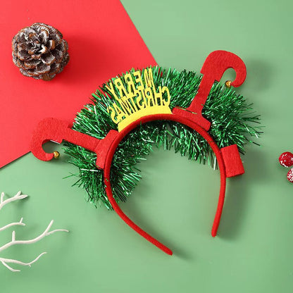 Antler Glow | Red Light-Up Reindeer Christmas Headband Unisex