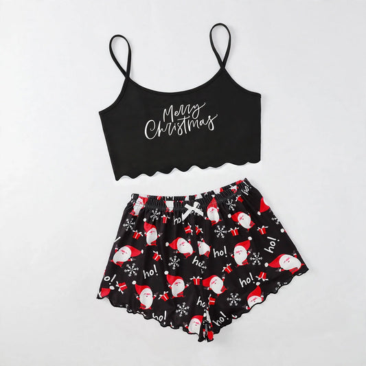 Aubrey Pettifer | Cookie Print Cami Pyjama Set For Women
