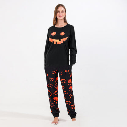 Emma Radcliffe | Pumpkin Face Halloween Pyjama Set For Unisex