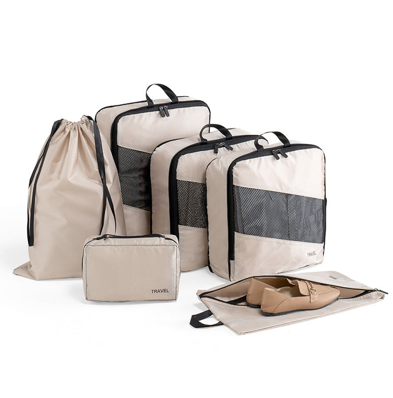 Compression Packing Cubes 6-Piece Kit - Khaki