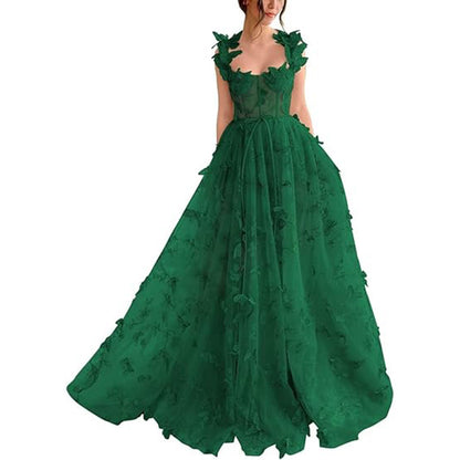 Brooke Cooper | Floral Applique Formal Dress For Women