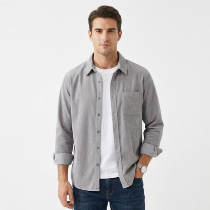 Cobi Woodfield | Corduroy Button Up Shirt For Men