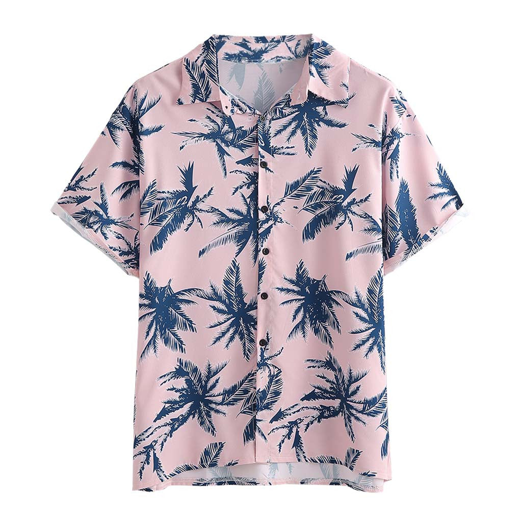 Peregrine Wisbech | Palm Print Shirt And Shorts Set For Men