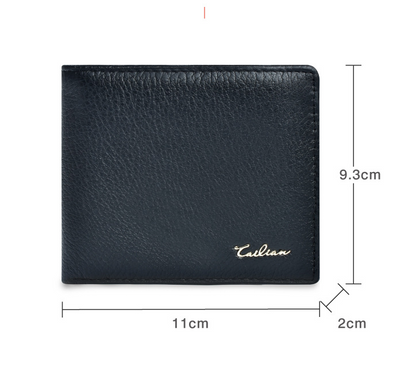 Cowhide Leather Card Wallet