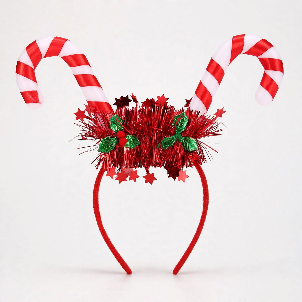 Antler Glow | Red Light-Up Reindeer Christmas Headband Unisex