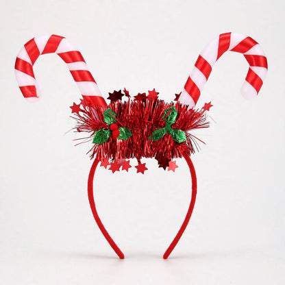 Antler Glow | Red Light-Up Reindeer Christmas Headband Unisex