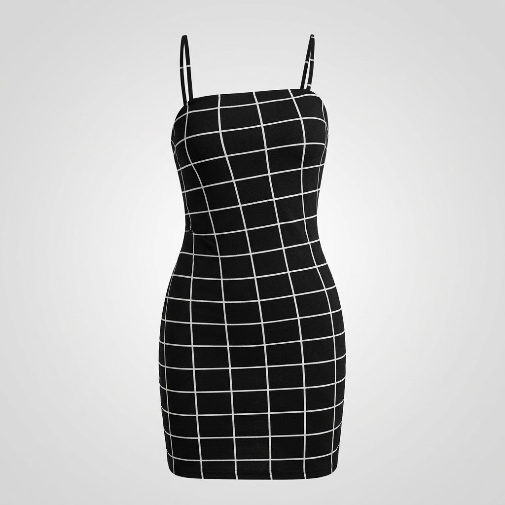 Lily Anderson | Plaid Bodycon Mini Dress For Women