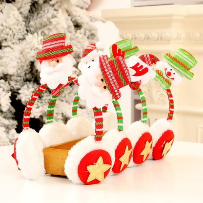 Holly Berry | Red Santa Face Christmas Earmuff Headband Unisex